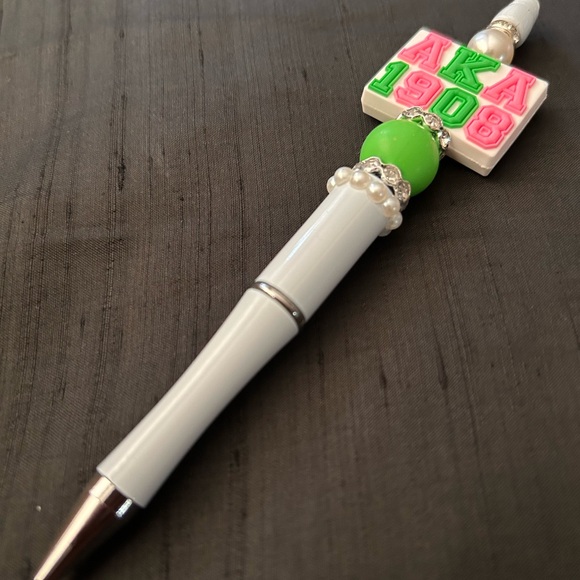 AKA 1908 White and Green Pen - Picture 2 of 6